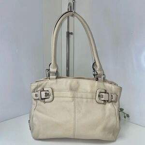 Tignanello Cream Shoulder Bag